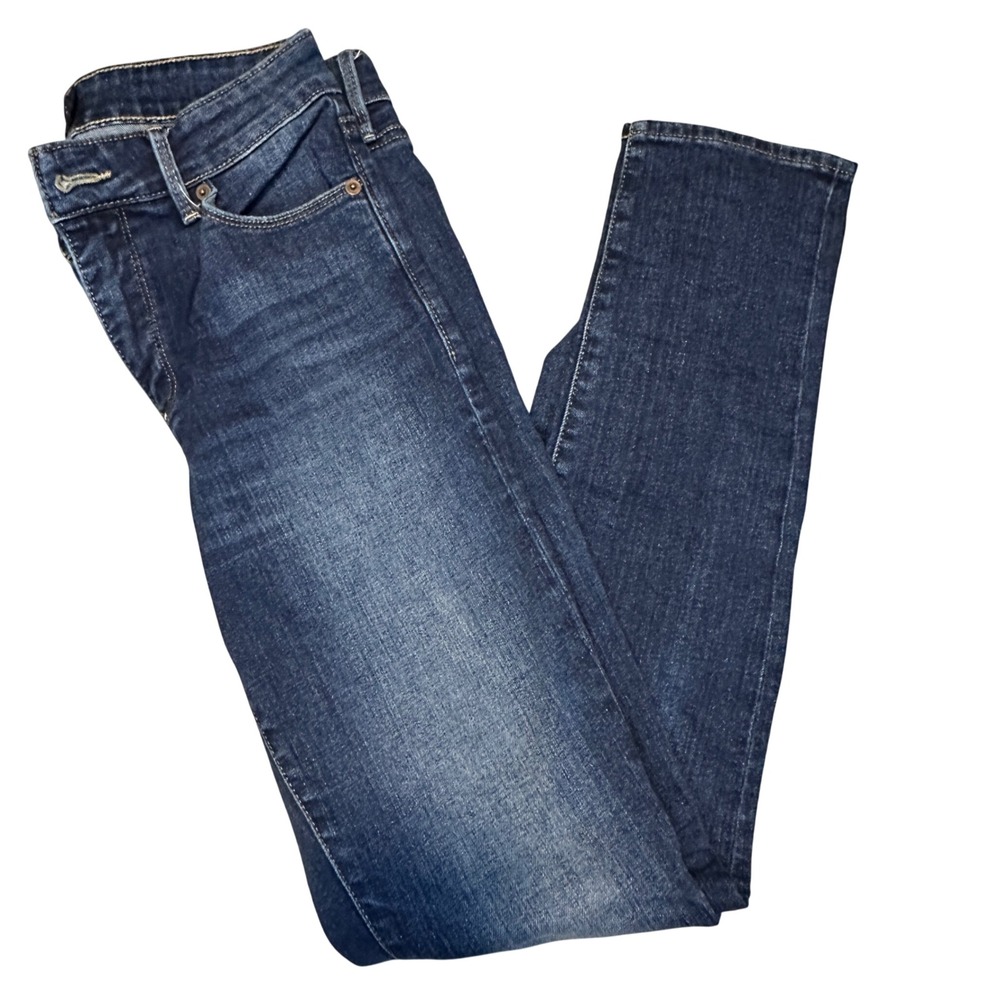Lucky Brand Hayden Skinny Jeans Dark Wash Denim Size 6/28 Mid Rise Pants